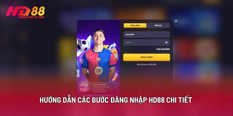Hướng Dẫn Các Bước Đăng Nhập HD88 Chi Tiết