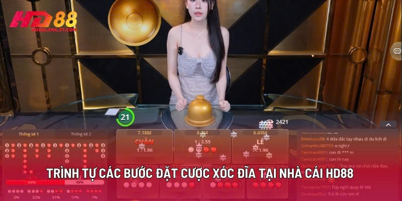 Trình Tự Các Bước Đặt Cược Xóc Đĩa Tại Nhà Cái HD88