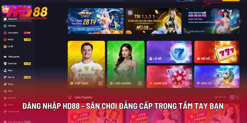 Đăng Nhập HD88