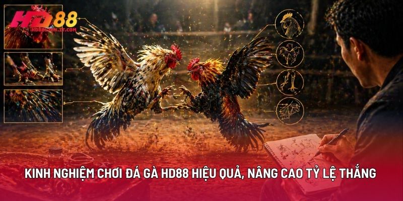 Kinh Nghiệm Chơi Đá Gà HD88 Hiệu Quả, Nâng Cao Tỷ Lệ Thắng