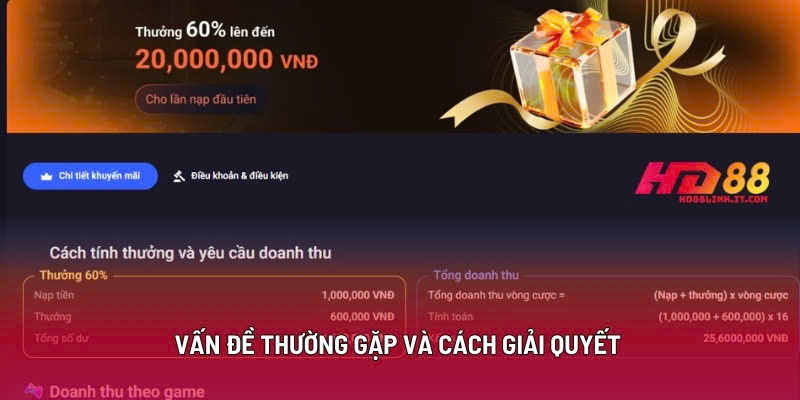 Vấn Đề Thường Gặp Và Cách Giải Quyết Khi Nhận Khuyến Mãi HD88